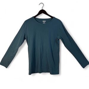 Duluth Trading Co Teal Long Sleeve Tee
